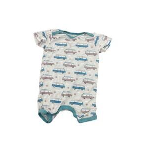 Bestaroo 12-18 Month Bamboo Hawaii Truck Van Surfer Short Romper One Piece H87